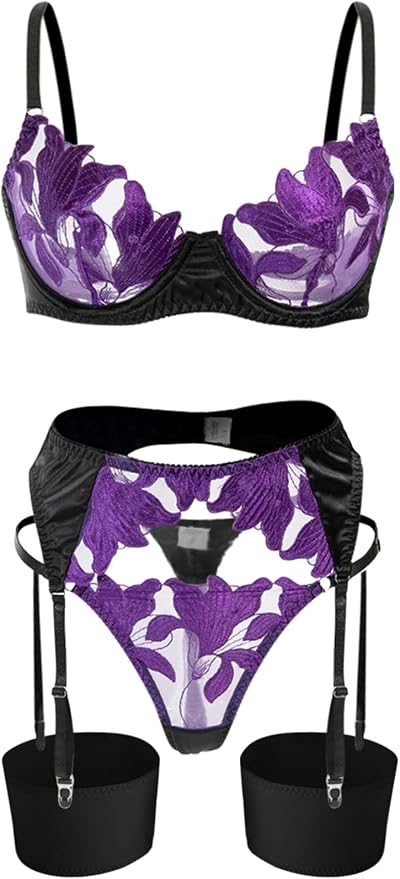 Pattern Black Purple