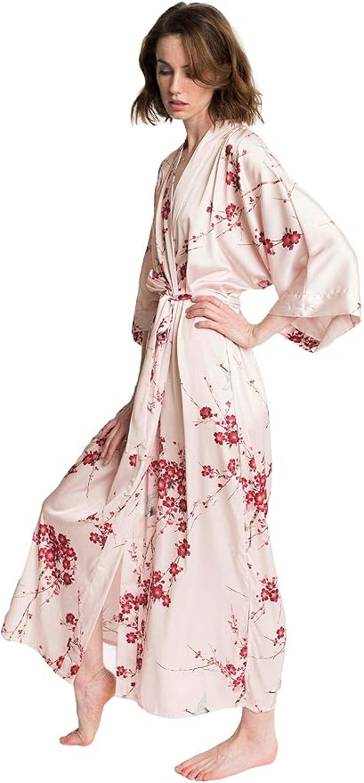 Cherry Blossom & Crane - Rose Quartz