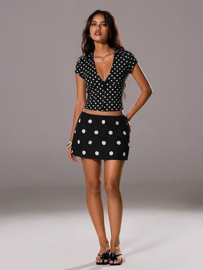 Polka Dots Black
