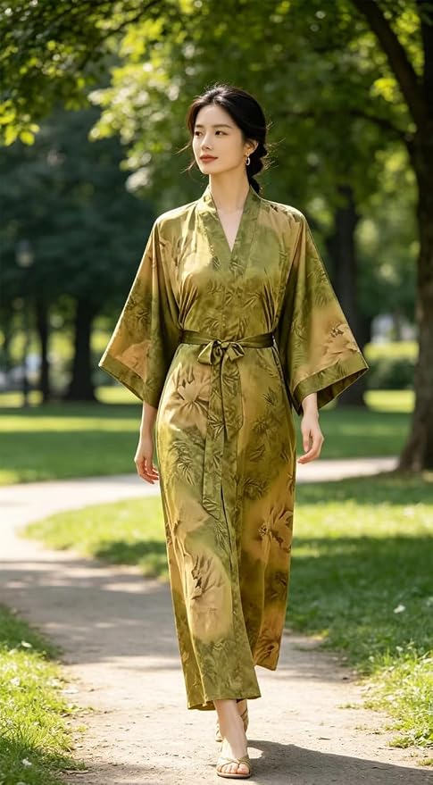 Pocket Cherry Blossoms - Green