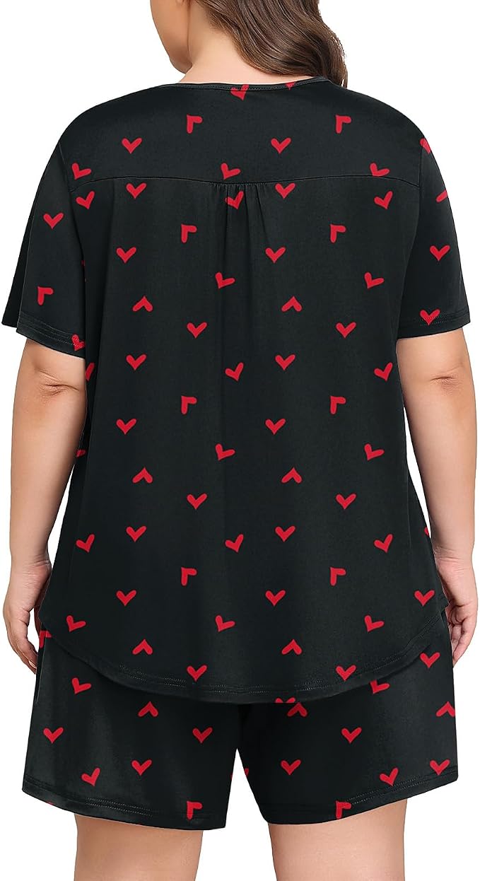 Black Red Heart