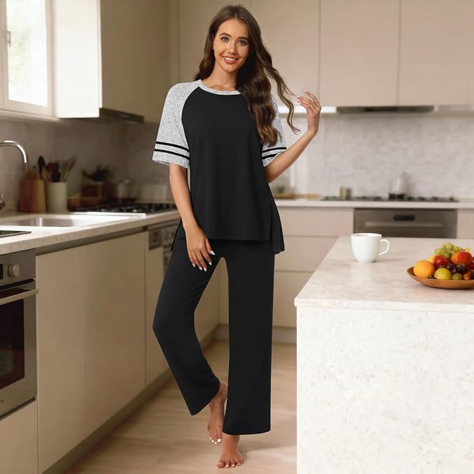 Light Gray Sleeve-black