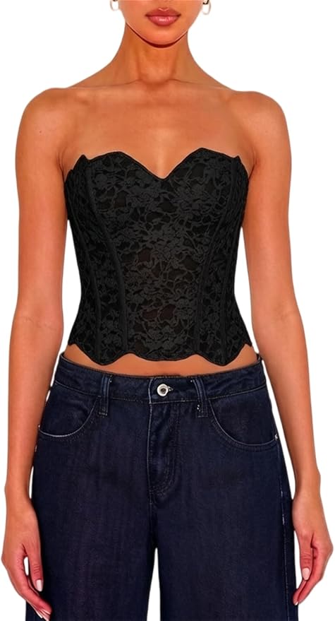 Lace Flower Black