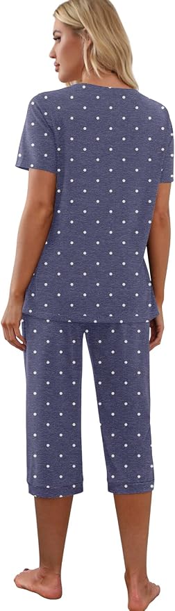 Dot-navy Blue