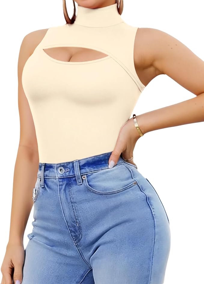 04 Beige Sleeveless