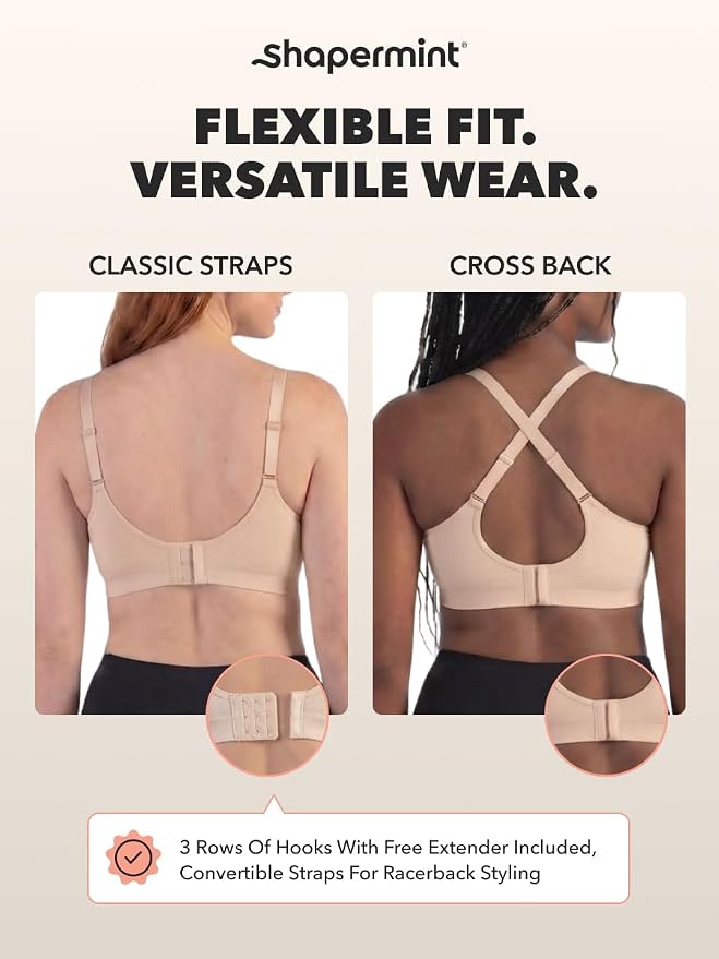 Nude 2 Pack, Adjustable Straps