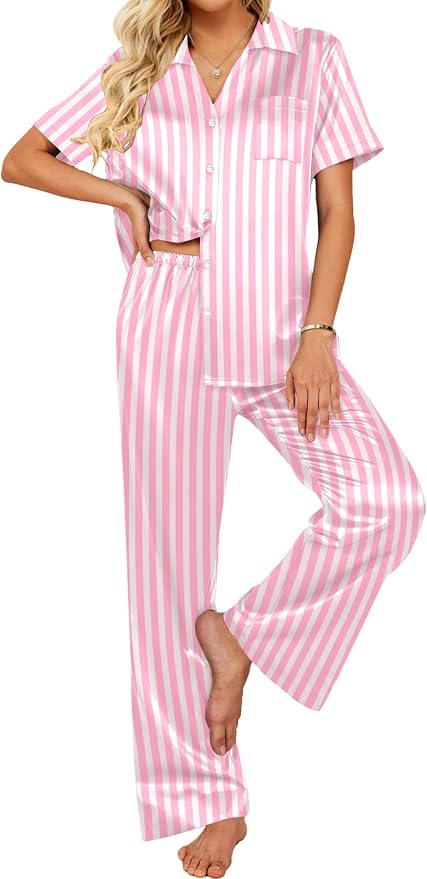 Pink White Stripe