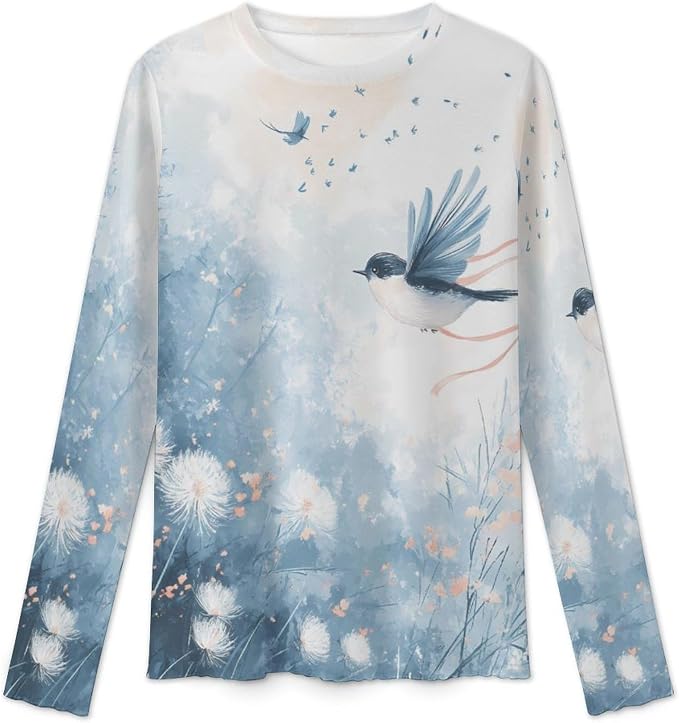 Blue Bird Print