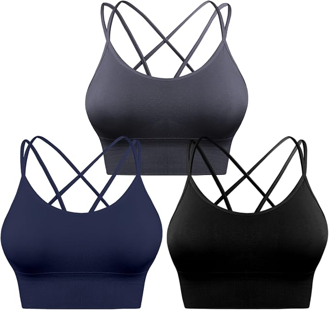 3 Pack-black+grey+navy Blue