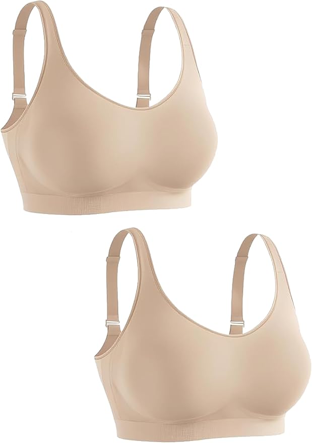 Nude 2 Pack, Adjustable Straps