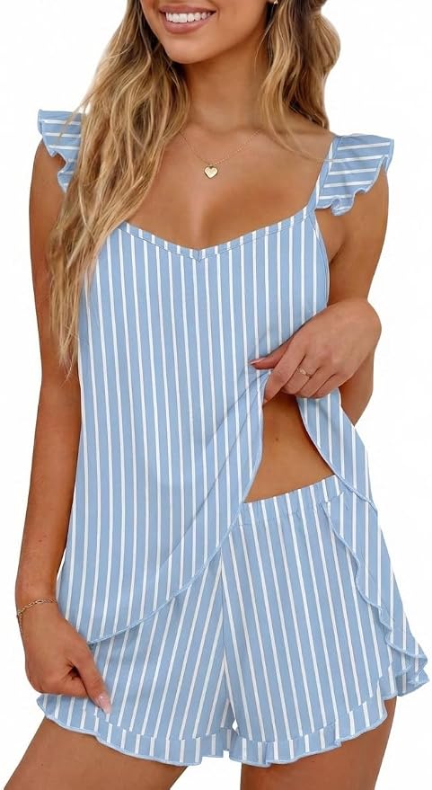 Blue White Stripe