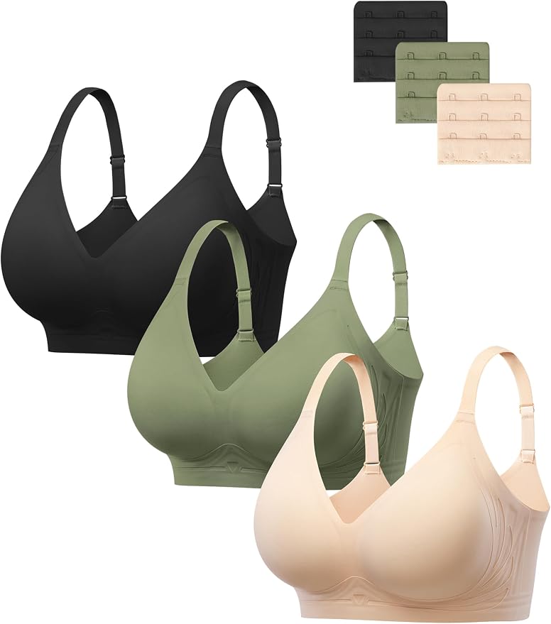 H: 3pack(black/Nude/Green)