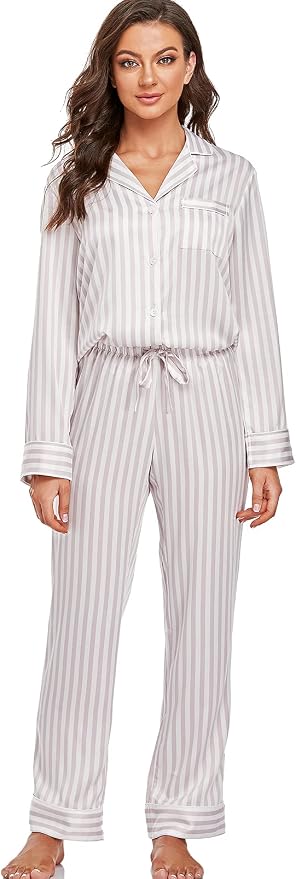 Gray Lavender/Ivory, Stripe