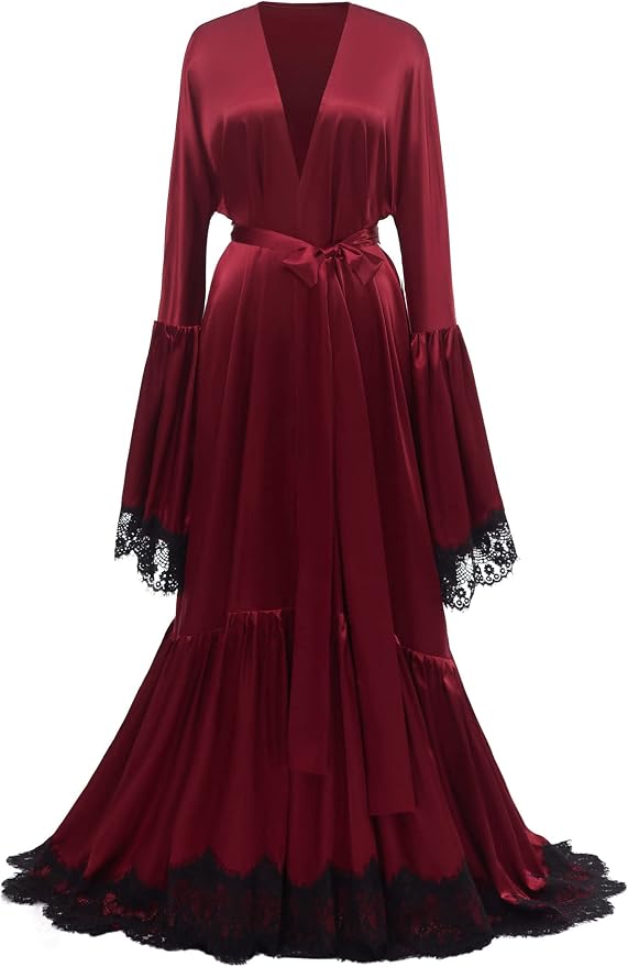Burgundy-black Lace