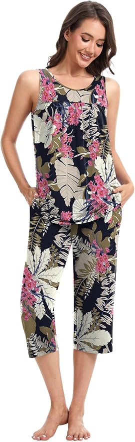 Large Leaf Pink Floral