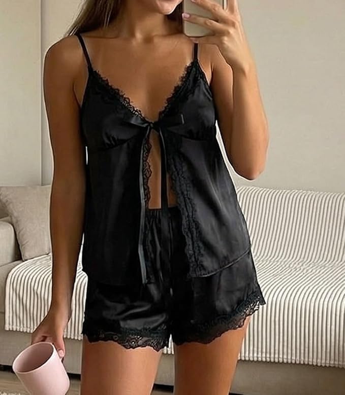 Open Front Black