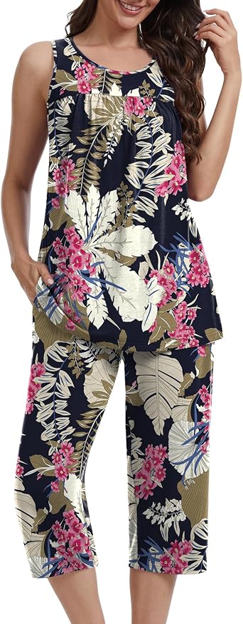 Large Leaf Pink Floral