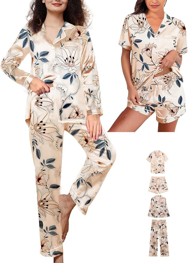 Floral A04-pale Champagne