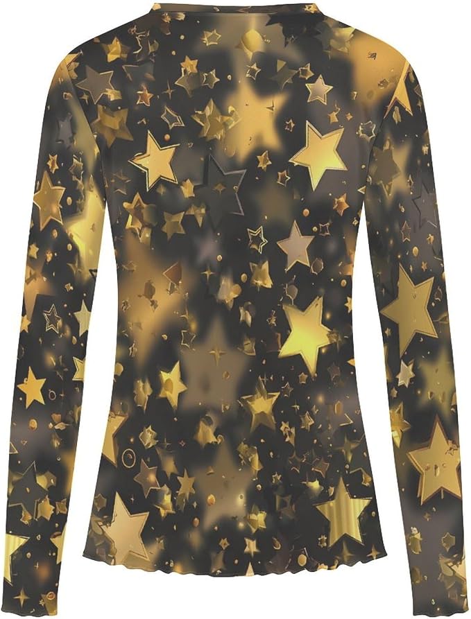 Yellow Star Print