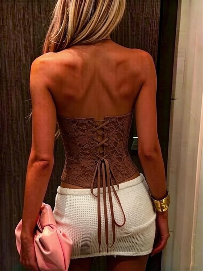 Lace Flower Brown