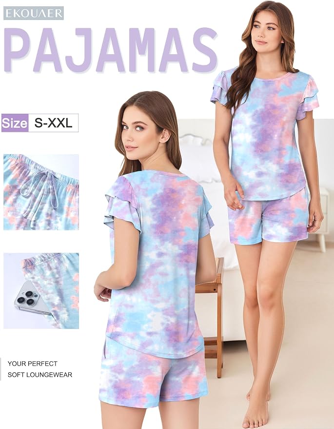 Tie Dye Pink Blue Purple