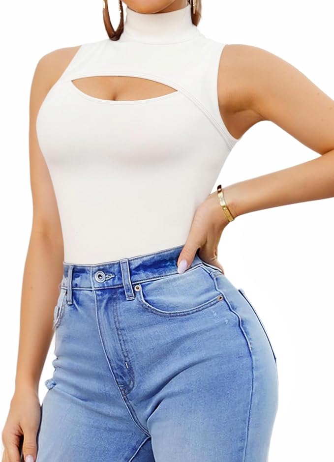 01 White Sleeveless