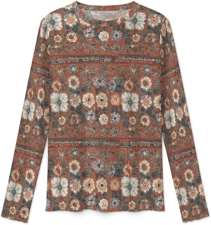 Vintage Red Floral