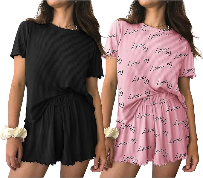 Black/Pink Heart