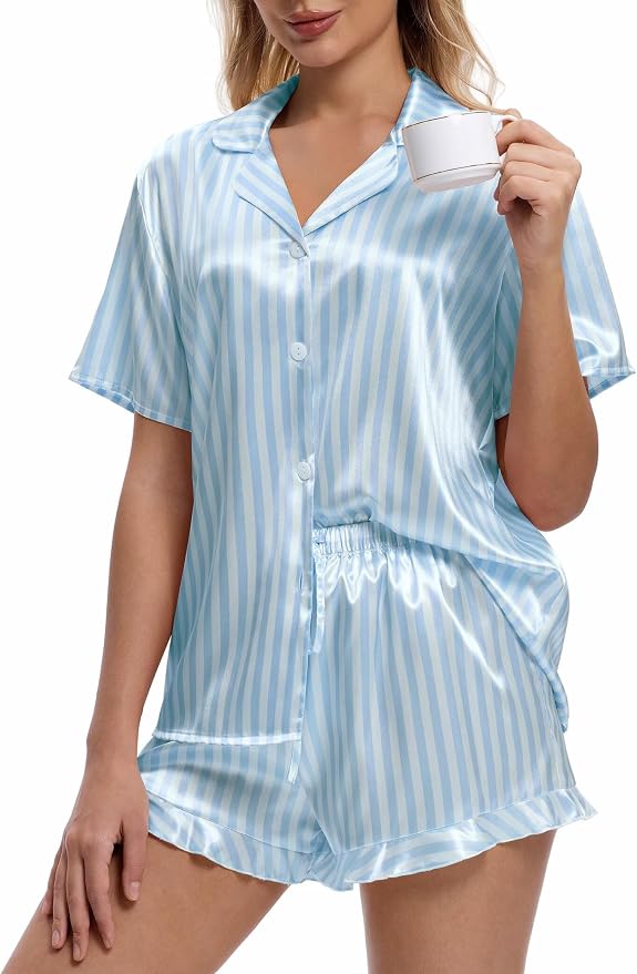 Striped Blue