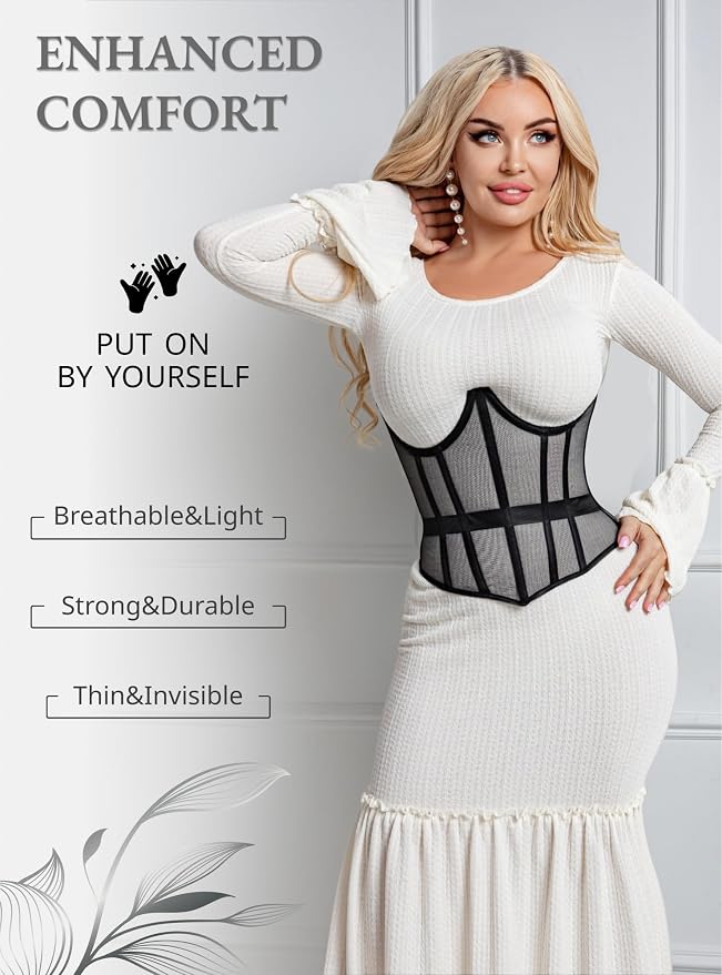 Short Torso Black - Measure Your Body & Use the Size Chart!