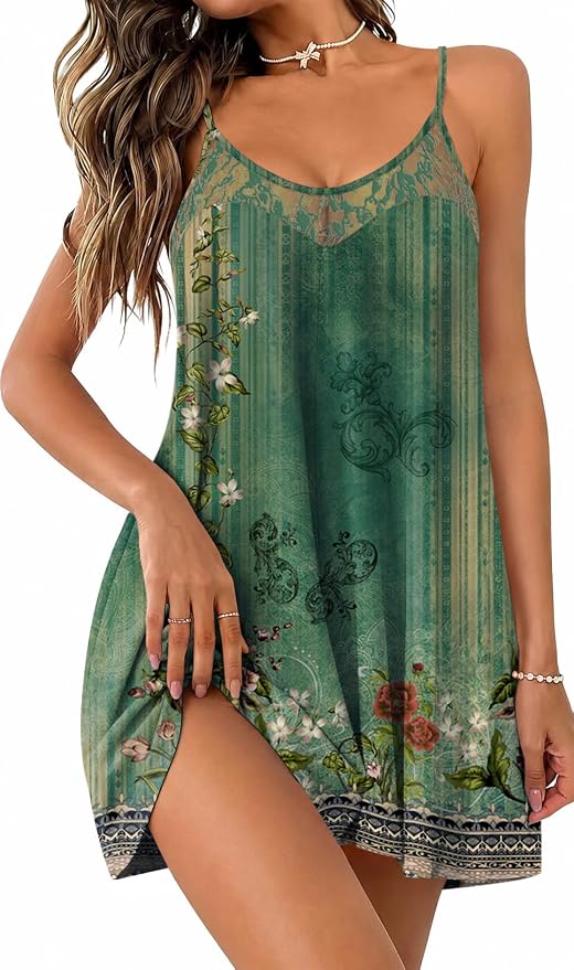 Green Floral