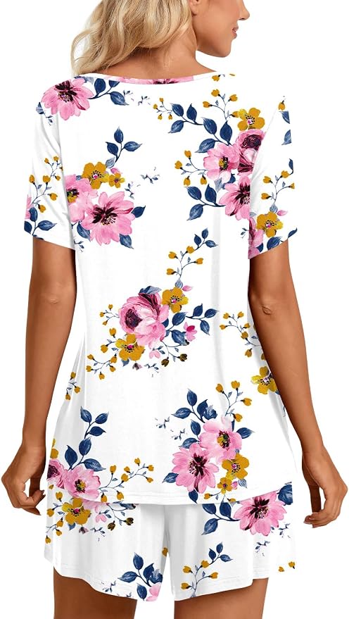 02 Pink Floral-white