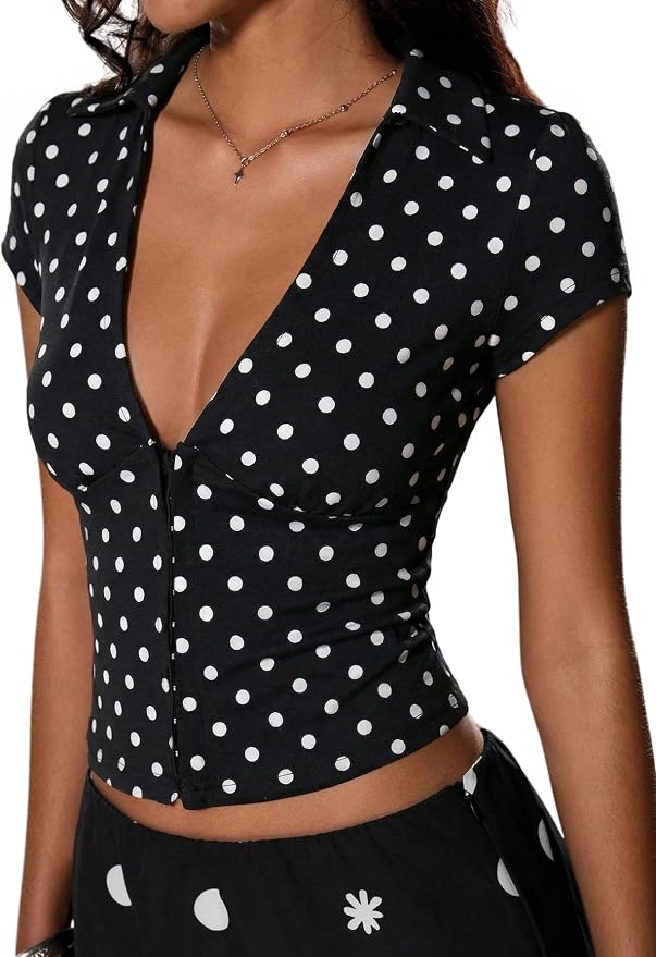 Polka Dots Black