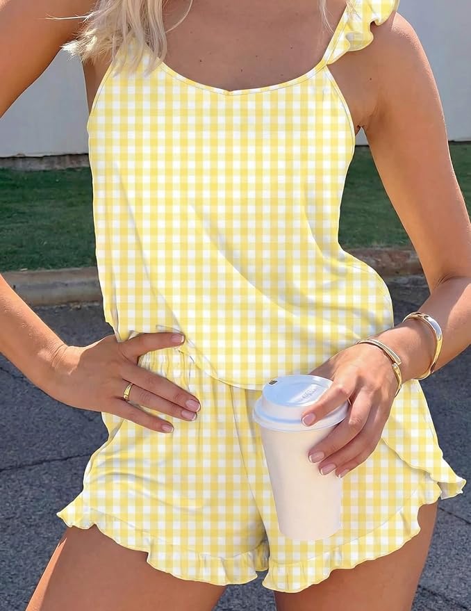Gingham Yellow