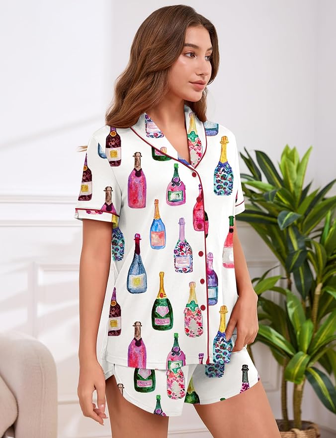 White Wine Bottle Print