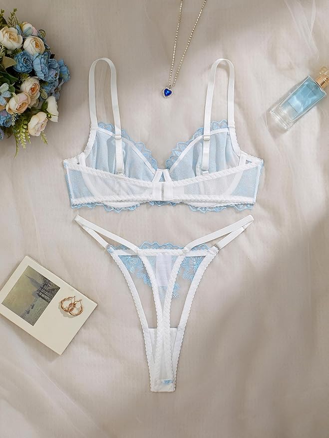 Floral Light Blue