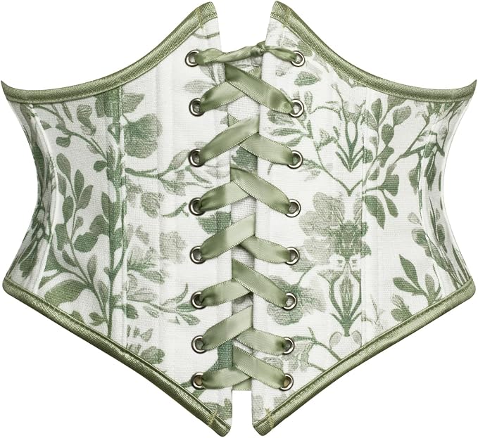 Floral Green Bird