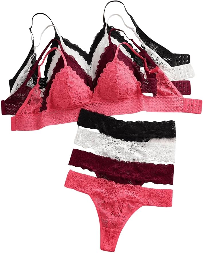 Black White Red Pink