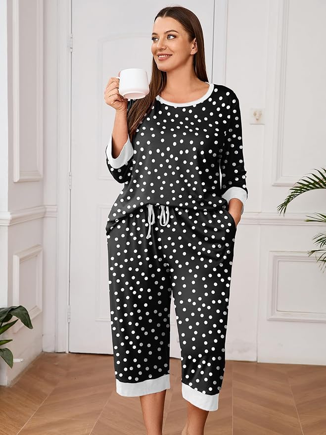 A14-polkadots Black