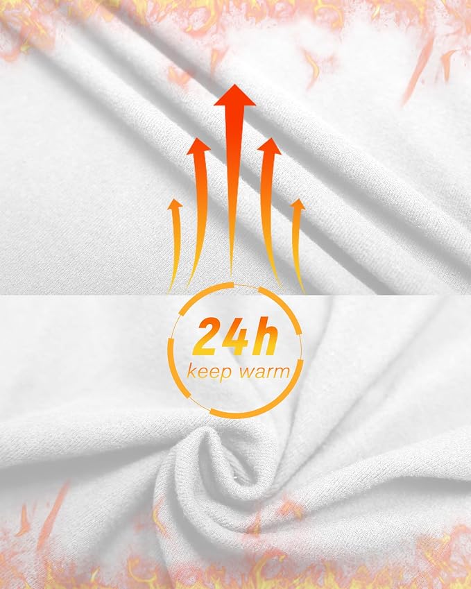 03 White Fleece Lined