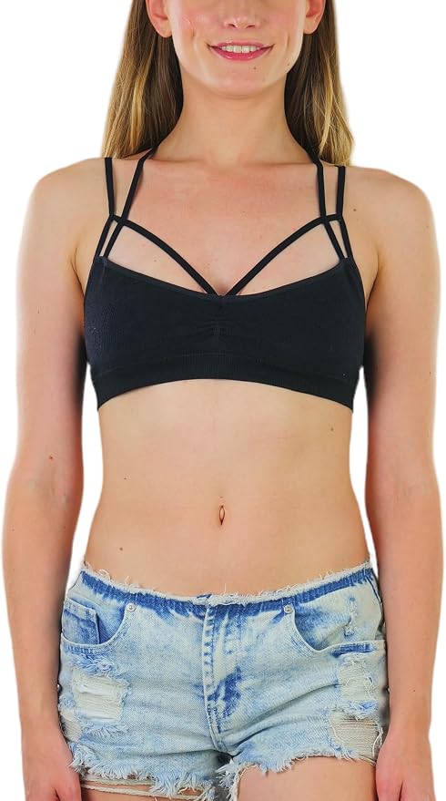 Seamless Double Strap - Black