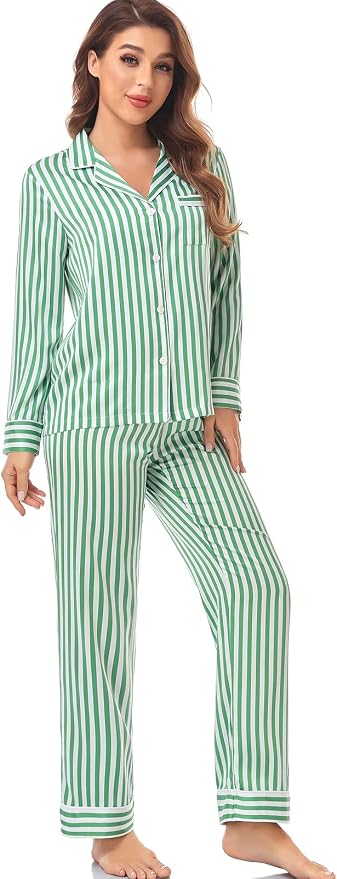 Green/Ivory, Stripe