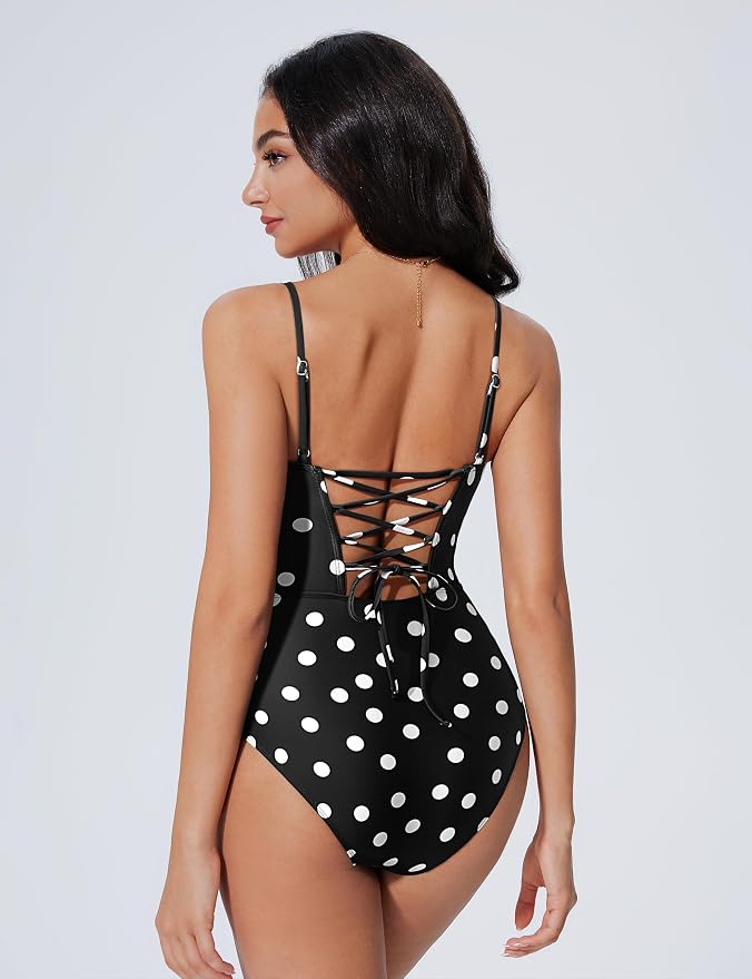 Black White Polka Dots