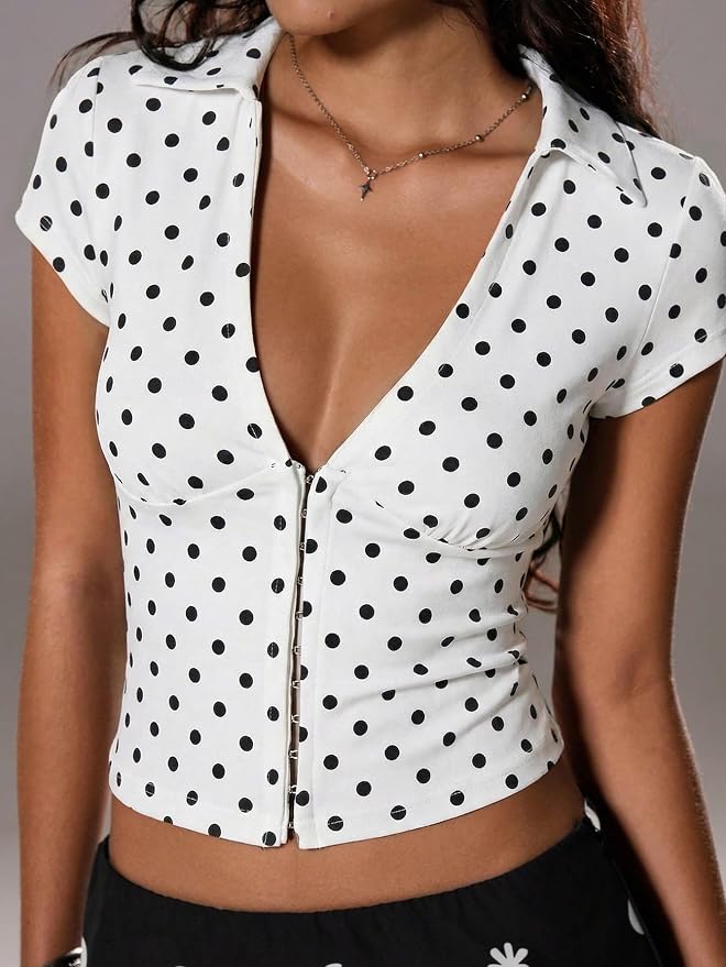 Polka Dots White