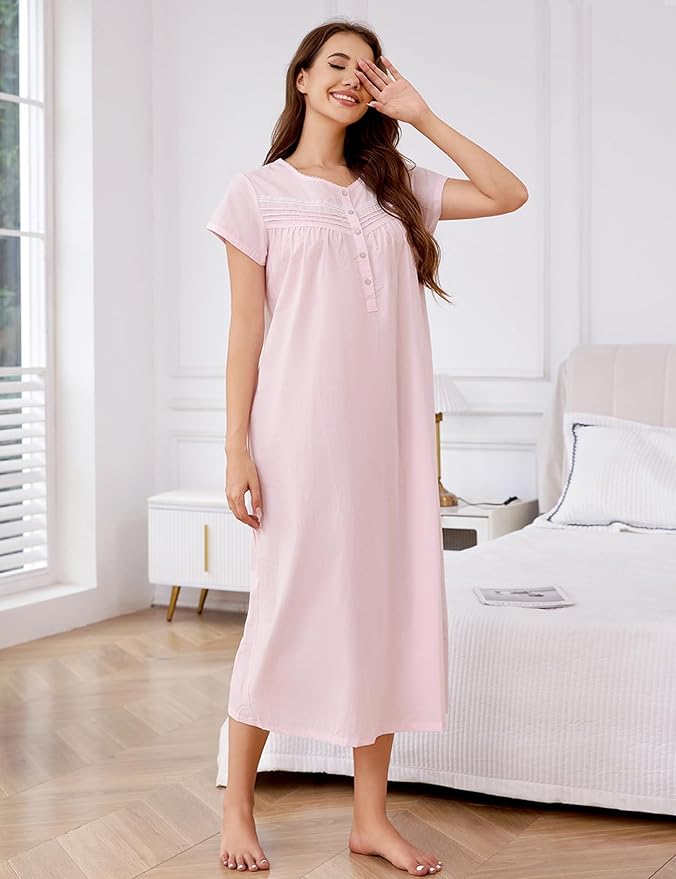 Woven-100% Cotton Sweet Pink