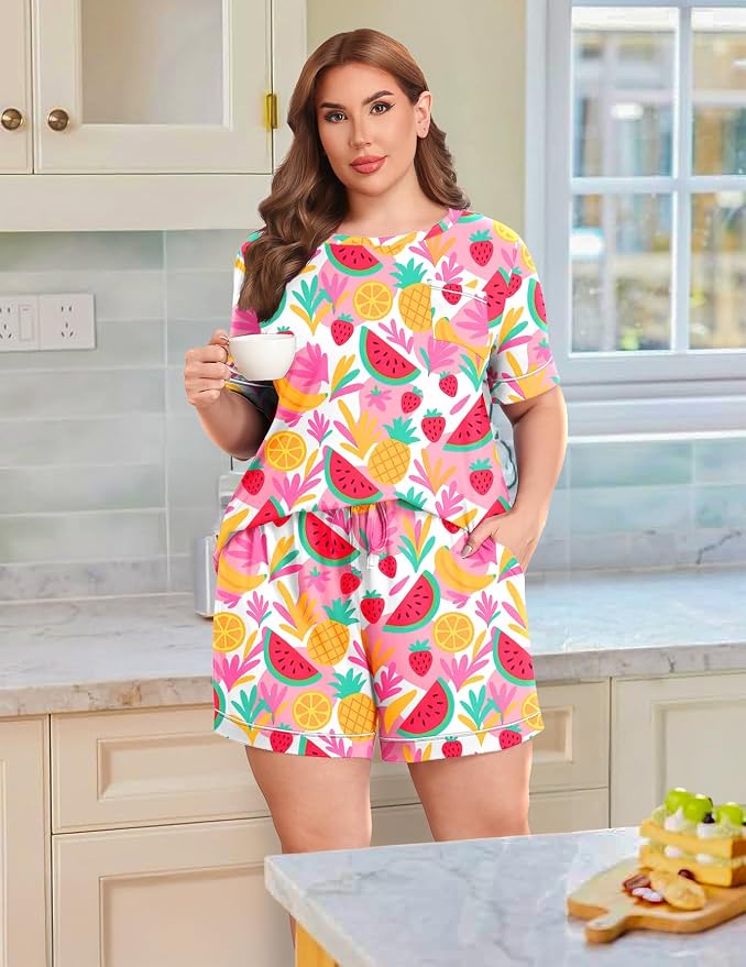 White Fruit Print