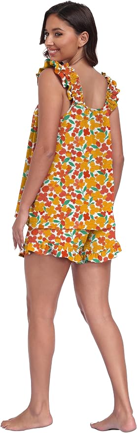 Floral Yellow Red