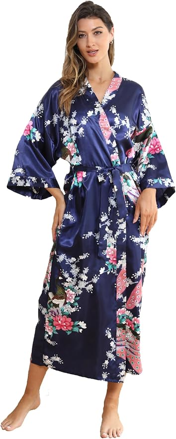 Peacock Floral Navy