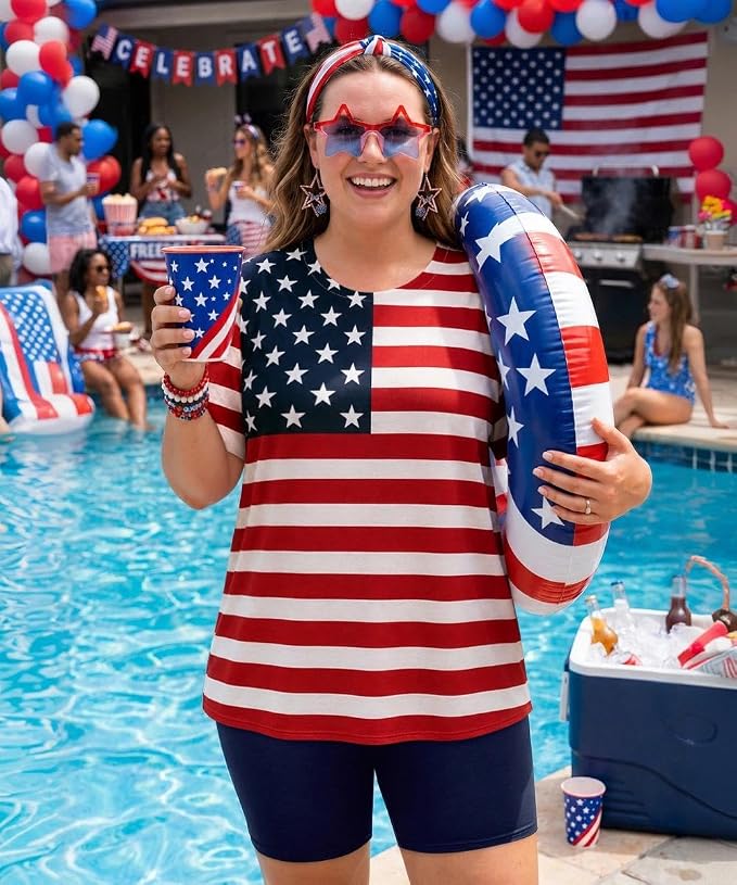 #9_ Usa Flag Blue Red