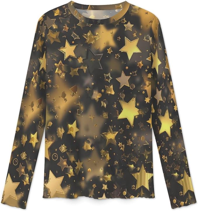 Yellow Star Print